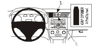 ProClip Monteringsbygel Fiat Stilo 02-07, Centrerad i gruppen Bilstereo / Hvad passer i min bil / Fiat / Stilo hos BRL Electronics (240853019)