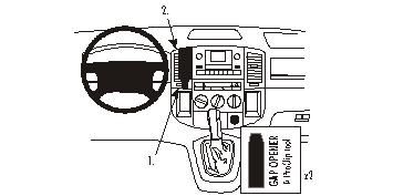 Toyota Corolla Verso 02-03, Centrerad i gruppen Bilstereo / Hvad passer i min bil / Toyota / Corolla Verso / Corolla Verso 2001-2009 hos BRL (240853022)