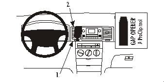 Toyota Corolla 02-07, Centrerad i gruppen Bilstereo / Hvad passer i min bil / Toyota / Corolla Verso / Corolla Verso 2001-2009 hos BRL (240853025)
