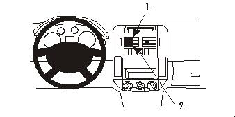 Brodit ProClip, Volkswagen Polo 02-09 i gruppen Bilstereo / Hvad passer i min bil / Volkswagen / Polo / Polo 2005-2009 hos BRL (240853028)