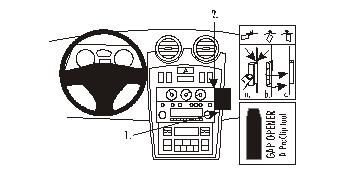 ProClip Monteringsbygel Hyundai Coupé 02-09, Vinklad i gruppen Bilstereo / Hvad passer i min bil / Hyundai / Coupe / Coupe 1996-2001 hos BRL Electronics (240853037)