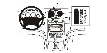 Brodit ProClip, Mercedes Benz CLK-Class 02-10 i gruppen Bilstereo / Hvad passer i min bil / Mercedes / CLK hos BRL (240853072)