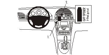 Brodit ProClip, Mercedes Benz E-Class, Coupé/Sedan/Stationwagon 02-09 i gruppen Bilstereo / Hvad passer i min bil / Mercedes / E-klasse / E-klasse 2002-2009 W211 hos BRL (240853075)