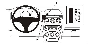 Brodit ProClip, Mazda 6 02-07 i gruppen Bilstereo / Hvad passer i min bil / Mazda / Mazda 6 / Mazda 6 2002-2007 hos BRL (240853091)