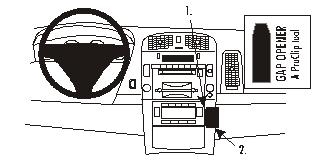 Brodit ProClip, Cadillac SRX 04-06 i gruppen Nyheder hos BRL (240853093)