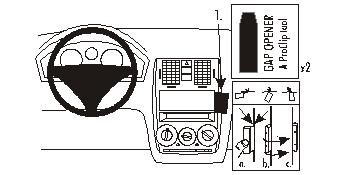 ProClip Monteringsbygel Hyundai Getz 02-05, Vinklad i gruppen Bilstereo / Hvad passer i min bil / Hyundai / Getz / Getz 2002-2009 hos BRL Electronics (240853140)