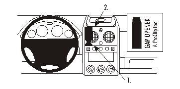 Citroen Berlingo 03-08, Centrerad i gruppen Bilstereo / Hvad passer i min bil / Citroën / Berlingo / Berlingo 1997-2008 hos BRL (240853143)