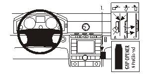 ProClip Monteringsbygel Volkswagen Phaeton 03-10, Vinklad i gruppen Bilstereo / Hvad passer i min bil / Volkswagen / Phaeton / Phaeton 2002- hos BRL Electronics (240853180)