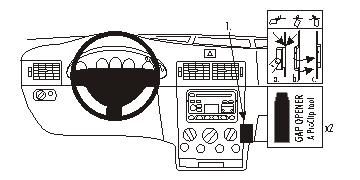 Ford Transit Connect/Tourneo Connect 03-09, Vinklad i gruppen Bilstereo / Hvad passer i min bil / Ford / Transit Connect / Transit Connect 2002-2013 hos BRL (240853205)