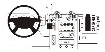 Brodit ProClip, Hummer H2 03-07 i gruppen Bilstereo / Hvad passer i min bil / Hummer hos BRL (240853216)