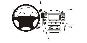 ProClip Monteringsbygel Lexus LX Serie 03-07, Centrerad i gruppen Bilstereo / Hvad passer i min bil / Lexus hos BRL (240853222)