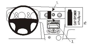 Brodit ProClip, Mitsubishi Outlander 03-06 i gruppen Nyheder hos BRL (240853251)
