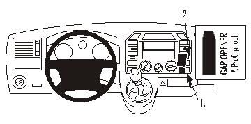 Volkswagen Caravelle 04-09, Vinklad i gruppen Bilstereo / Hvad passer i min bil / Volkswagen / Transporter / Transporter T5 2003-2009 / Øvrigt Transporter T5 2003-2009 hos BRL (240853277)