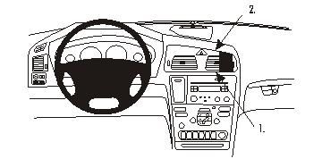 Volvo V70 00-08, Vinklad Hög i gruppen Bilstereo / Hvad passer i min bil / Volvo / Volvo XC70 / Volvo XC70 2004-2007 / Øvrigt XC70 2004-2007 hos BRL (240853295)