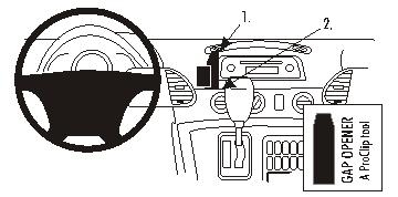 Brodit ProClip, Mercedes Benz Sprinter 00-06 i gruppen Nyheder hos BRL (240853299)