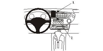 Honda Insight 01-08, Centrerad i gruppen Bilstereo / Hvad passer i min bil / Honda hos BRL (240853309)