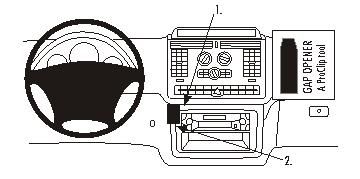 Mercedes Benz Vito 04-06, Centrerad, Låg i gruppen Bilstereo / Hvad passer i min bil / Mercedes / Vito / Vito 2003-2014 hos BRL (240853365)