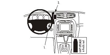 Brodit ProClip, Jaguar XJ 03-09 i gruppen Bilstereo / Hvad passer i min bil / Jaguar hos BRL (240853383)