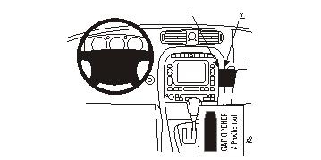 Brodit ProClip, Jaguar XJ 03-09 i gruppen Bilstereo / Hvad passer i min bil / Jaguar hos BRL (240853384)