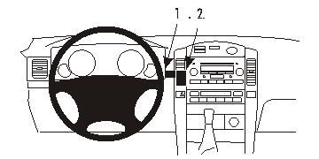 ProClip Monteringsbygel Toyota LandCruiser 90 03-05, Centrerad i gruppen Bilstereo / Hvad passer i min bil / Toyota / Landcruiser / Landcruiser 1996-2008 hos BRL Electronics (240853399)