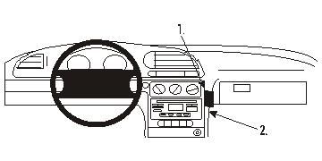 Ford Mondeo 01-07, Vinklad i gruppen Bilstereo / Hvad passer i min bil / Ford / Mondeo / Mondeo 2004-2007 hos BRL (240853422)
