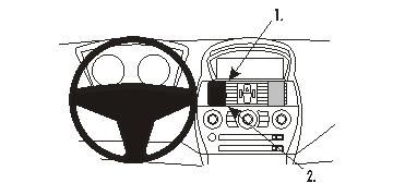 ProClip Monteringsbygel BMW 6-serie E63, E64 04-10, Centrerad i gruppen Bilstereo / Hvad passer i min bil / BMW / BMW 6 serie / BMW E63 2004-2011 hos BRL Electronics (240853541)