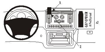 Mercedes Benz Vito 04-14, Centrerad, Prylfack i gruppen Bilstereo / Hvad passer i min bil / Mercedes / Vito / Vito 2003-2014 hos BRL (240853569)