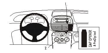ProClip Monteringsbygel Fiat Punto 04-07, Vinklad i gruppen Bilstereo / Hvad passer i min bil / Fiat / Punto hos BRL Electronics (240853593)