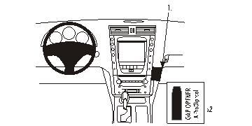 Lexus GS Serie 05-12, Vinklad i gruppen Bilstereo / Hvad passer i min bil / Lexus / Lexus GS hos BRL (240853618)