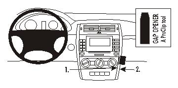 Brodit ProClip, Mercedes Benz B-Class 05-11 i gruppen Bilstereo / Hvad passer i min bil / Mercedes / B-klasse hos BRL (240853661)