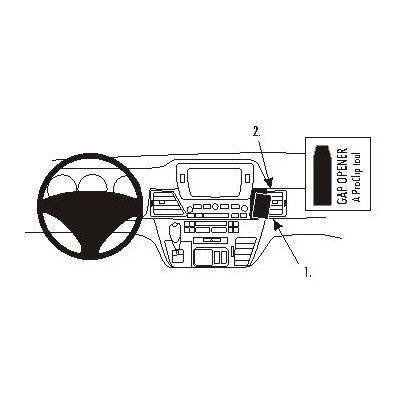 Honda FR-V 05-11, Vinklad i gruppen Bilstereo / Hvad passer i min bil / Honda / CR-V / CR-V 2007-2011 hos BRL (240853668)