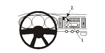 ProClip Monteringsbygel Chevrolet SSR 03-06, Centrerad i gruppen Bilstereo / Hvad passer i min bil / Chevrolet hos BRL (240853686)