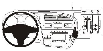 Seat Leon 06-12, Vinklad i gruppen Bilstereo / Hvad passer i min bil / Seat / Leon / Leon 2005-2012 hos BRL (240853715)