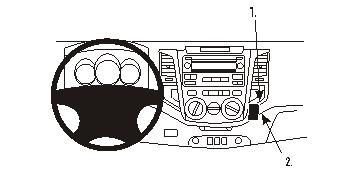 Toyota HiLux 06-11, Vinklad i gruppen Bilstereo / Hvad passer i min bil / Toyota / Hilux / Hilux 2005-2015 hos BRL (240853722)