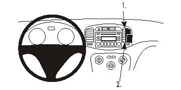 ProClip Monteringsbygel Hyundai Accent 06-11, Centrerad i gruppen Bilstereo / Hvad passer i min bil / Hyundai / Accent / Accent 2002-2005 hos BRL Electronics (240853830)