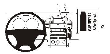 Chevrolet Captiva 07-11, Vinklad i gruppen Bilstereo / Hvad passer i min bil / Chevrolet / Captiva hos BRL (240853954)