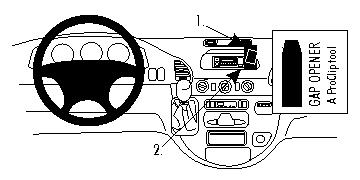 Brodit ProClip, Mercedes Benz Sprinter 00-06 i gruppen Bilstereo / Hvad passer i min bil / Mercedes / Sprinter / Sprinter 1995-2006 hos BRL (240853980)