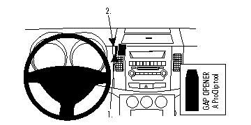 Citroen C-Crosser 07-13, Centrerad i gruppen Bilstereo / Hvad passer i min bil / Mitsubishi / Outlander / Outlander 2007-2013 hos BRL (240854000)