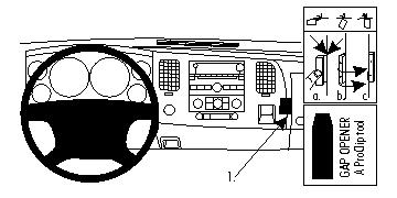 Brodit ProClip, Chevrolet Silverado 07-13 i gruppen Bilstereo / Hvad passer i min bil / Chevrolet / Silverado hos BRL (240854021)