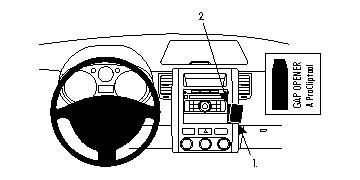 Nissan X-Trail 08-13, Vinklad i gruppen Bilstereo / Hvad passer i min bil / Nissan / X-trail hos BRL (240854066)