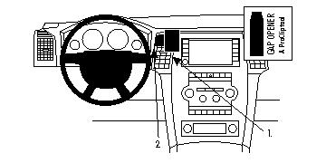 Brodit ProClip, Jeep Grand Cherokee 08-10 i gruppen Bilstereo / Hvad passer i min bil / Jeep / Jeep Grand Cherokee hos BRL (240854106)