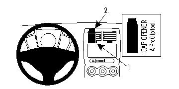 Brodit ProClip, Toyota Urban Cruiser 09-16 i gruppen Bilstereo / Hvad passer i min bil / Toyota / Urban Cruiser hos BRL (240854111)