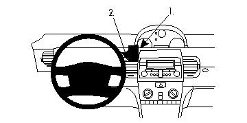 Brodit ProClip, Lancia Ypsilon 03-11 i gruppen Nyheder hos BRL (240854122)