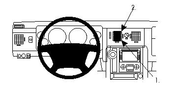 Brodit ProClip, Hummer H2 08-11 i gruppen Bilstereo / Hvad passer i min bil / Hummer hos BRL (240854157)