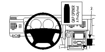 Brodit ProClip, Hummer H2 08-11 i gruppen Bilstereo / Hvad passer i min bil / Hummer hos BRL (240854158)