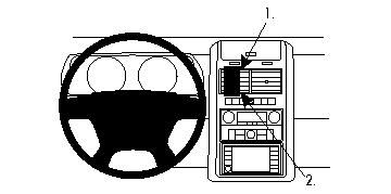 ProClip Monteringsbygel Dodge Journey 09-10, Centrerad i gruppen Bilstereo / Hvad passer i min bil / Dodge hos BRL (240854161)