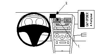 Brodit ProClip, Toyota Corolla 09-11 i gruppen Bilstereo / Hvad passer i min bil / Toyota / Corolla / Corolla 2006-2012 hos BRL (240854164)