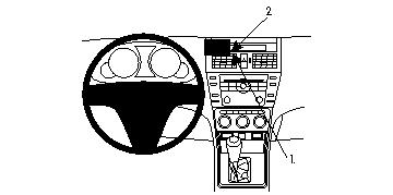 Brodit ProClip, Mazda 6 08-12 i gruppen Bilstereo / Hvad passer i min bil / Mazda / Mazda 6 / Mazda 6 2008-2012 hos BRL (240854169)