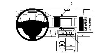 Brodit ProClip, Jaguar XF 09-15 i gruppen Bilstereo / Hvad passer i min bil / Jaguar hos BRL (240854200)