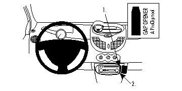 Renault Twingo 08-12, Centrerad i gruppen Bilstereo / Hvad passer i min bil / Renault / Twingo hos BRL (240854208)